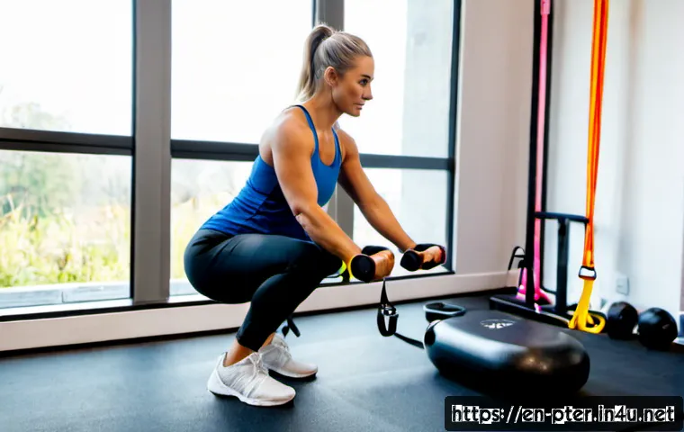 퍼스널트레이너의 법적 의무와 책임 - Photorealistic modern fitness studio, a certified personal trainer in modest athletic clothing caref...